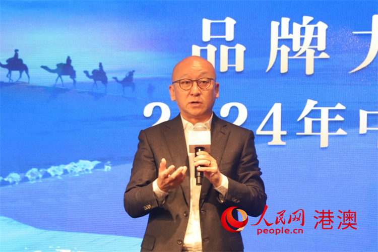 圖4.國(guó)家文化科技創(chuàng)新服務(wù)聯(lián)盟主席代旭致辭。人民網(wǎng) 陳曉琳 攝