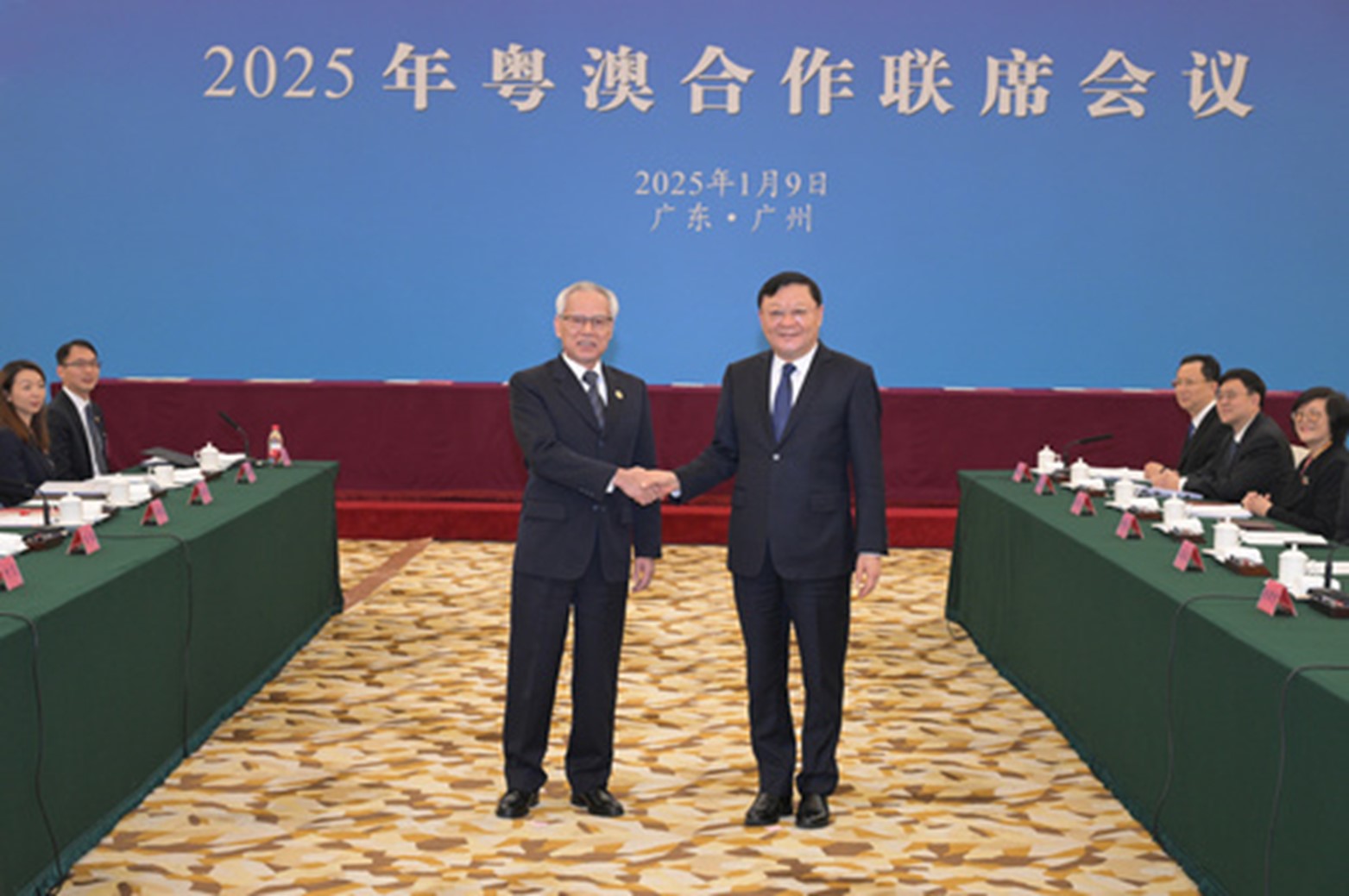 圖為會(huì)議現(xiàn)場(chǎng)。澳門(mén)特區(qū)政府新聞局供圖