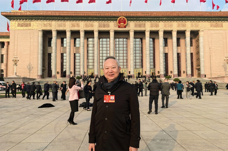 全國人大代表、澳門發(fā)展策略研究中心會長蕭志偉。受訪者供圖