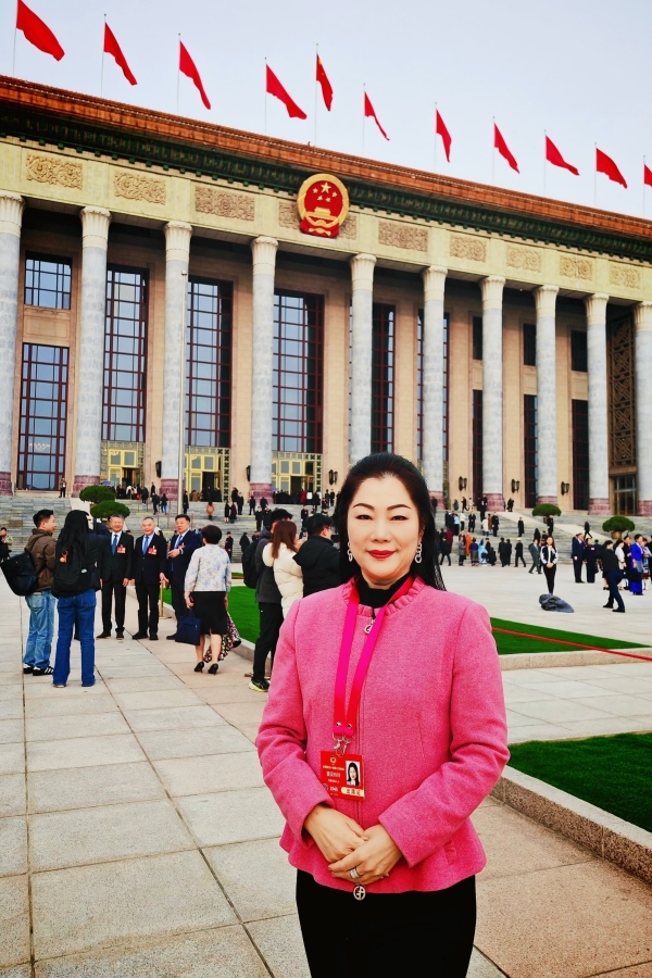 圖.全國政協(xié)委員、香港善德基金會主席董吳玲玲。受訪者供圖