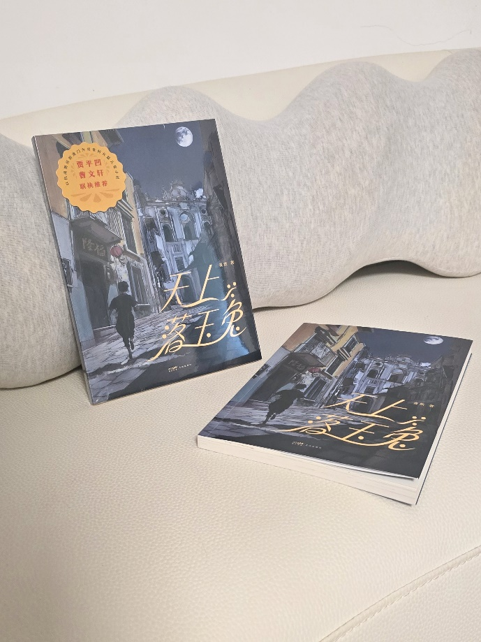 圖為小說《天上落玉兔》。受訪者供圖