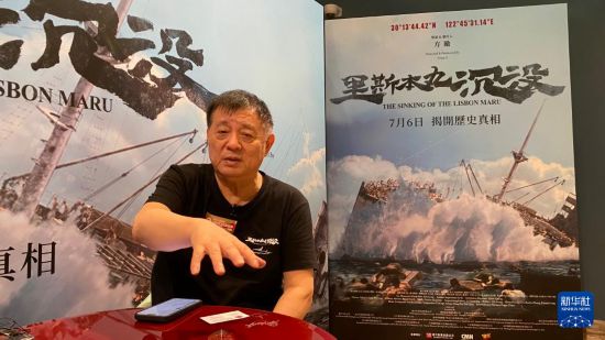 7月6日，電影制片人兼導(dǎo)演方勵(lì)接受新華社記者采訪。新華社記者 趙曼君 攝